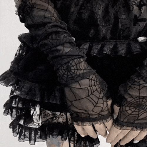 Spider Web Gloves Gif