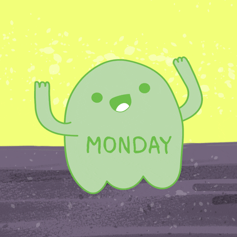 Threatening Days Of The Week GIF by Positively Ghostly