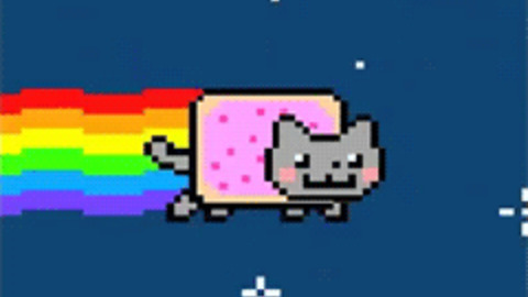Nyan Cat GIFs - Find & Share on GIPHY - 480 x 270 gif 41kB