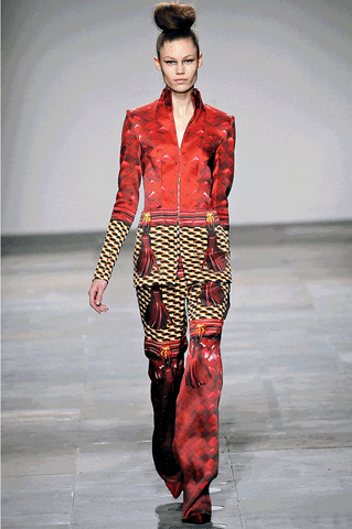 Mary Katrantzou Suit Gif By Fashgif - Find & Share on GIPHY