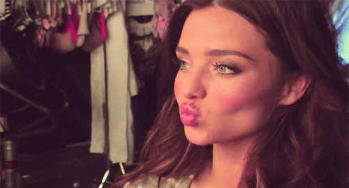 Miranda Kerr Kiss Find And Share On Giphy