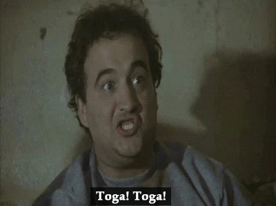 Image result for toga toga toga gif