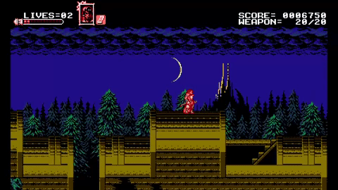Bloodstained: Curse of the Moon GIF