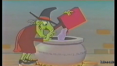 Image result for witch helping another witch gif