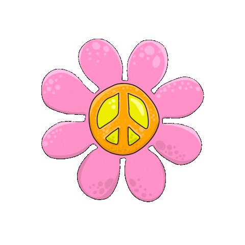 Pink Flower Sticker for iOS & Android | GIPHY