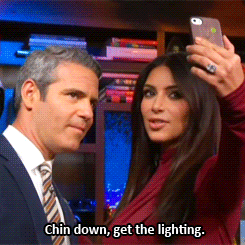 kim kardashian how to take a selfie