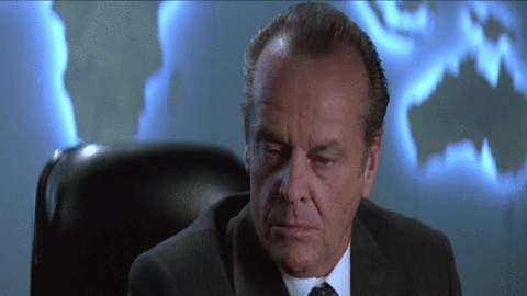 Jack Nicholson Shut Up GIF - Find & Share on GIPHY