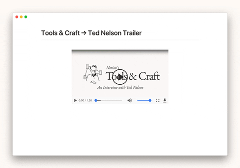 Redimensionar un video Notion