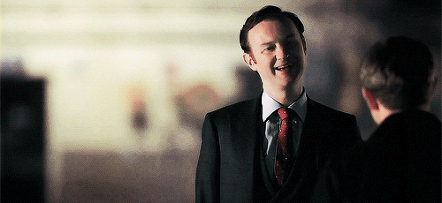Mycroft Holmes (Mark Gatiss) to John Watson (Martin Freeman): Yes.
