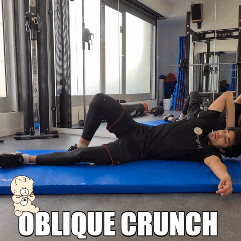 Oblique Crunch : un exercice de gainage oblique pour muscler la sangle abdominale