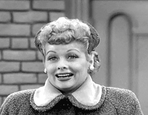  Lucy of  ‘I Love Lucy’ breathing a sigh of relief