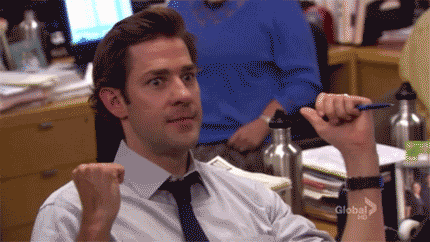 Image result for the office gif yes
