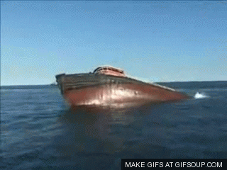 Image result for sinking ship gif