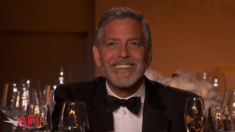 George Clooney Swaying To Music GIF by American Film Institute - Find & Share on GIPHY