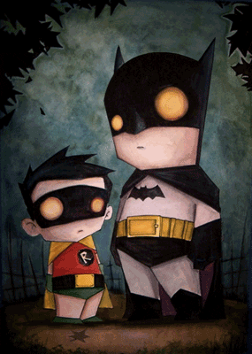  batman comics dc robin made by abvh GIF