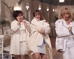 Bette Midler, Diane Keaton, and Goldie Hawn dancing to 'You Don't Own Me' in 'The First Wives Club'