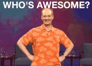who is awesome gif