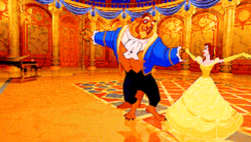 Image result for Beauty and the beast gif