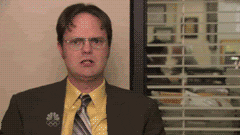 Image result for dwight screaming gif