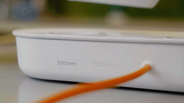 hero gif sequence of bloom product