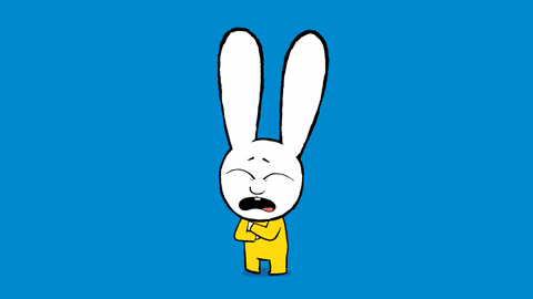 Reacting Rabbit Bunny Reaction GIF by Simon Super Rabbit - Find & Share on GIPHY