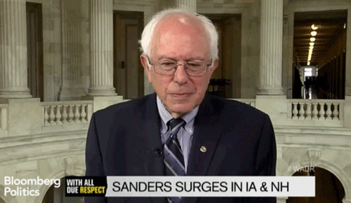 Bernie Sanders Laughing GIF