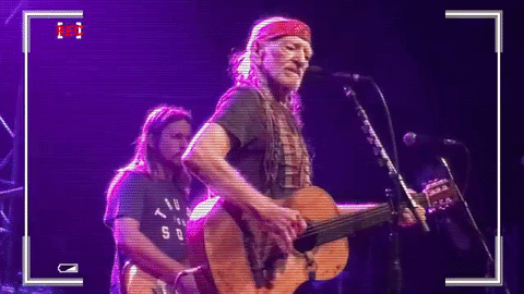 Willie Nelson animated gif