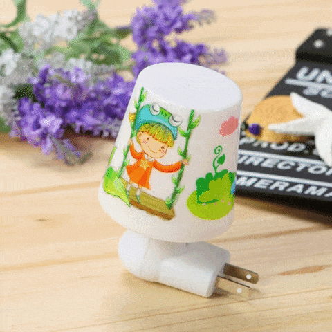 Đèn ngủ cảm ứng ánh sáng hình cốc