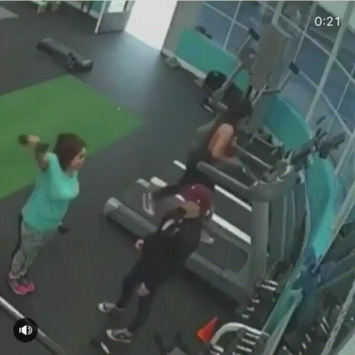 Treadmill Fail GIF
