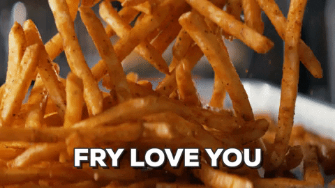 Image result for I love fries gif