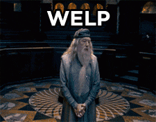  harry potter confused shrug dumbledore give up GIF
