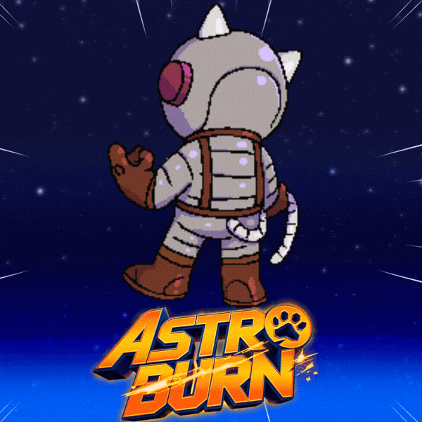 Astro Burn — Space Kitty — free animated Astro Burn GIF
