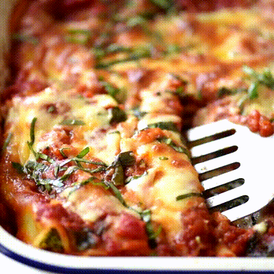 Spinach Ricotta Cannelloni Recipe