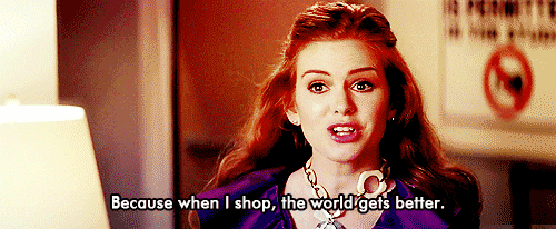 Because when I shop, the world gets better