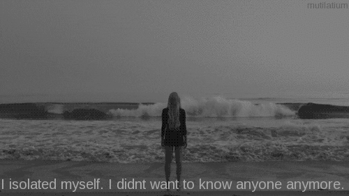 lonely sad ocean alone depressed