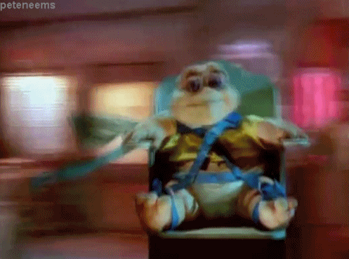 Baby Sinclair Spinning GIF - Find & Share on GIPHY