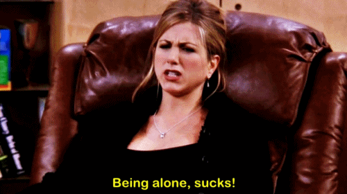 Lonely Jennifer Aniston GIF - Find & Share on GIPHY