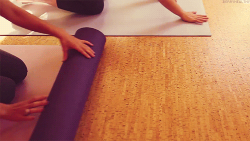yoga rolling mat