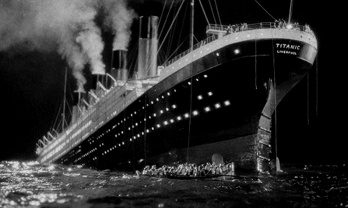 Resultado de imagen de titanic gif