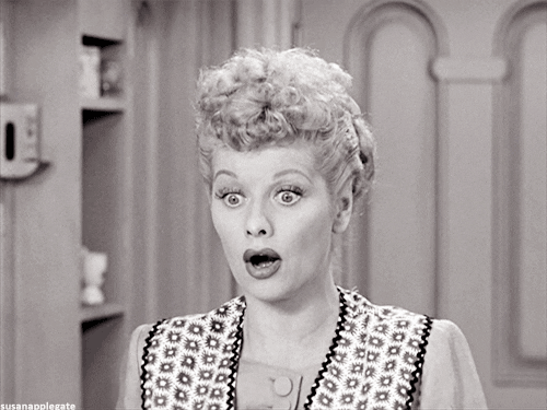 surprise gif (from I love Lucy!)