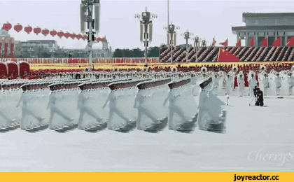 Parada kitajske mornarice.