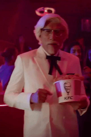 Fried Chicken Dancing GIF by KFC India