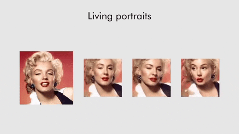 Marilyn Monroe deepfake using samsung ai