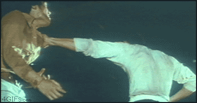 One Punch Only in funny gifs