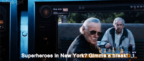 Image result for stan lee avengers gif