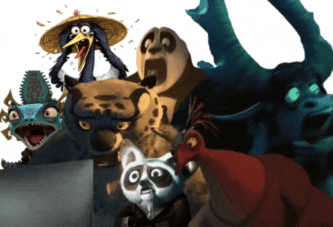 Entire Kungfu Panda Gang Shocked by Reel