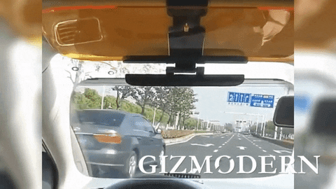 Universal Car Anti-Glare Sun Visor Extender, with Adjustable Angle, for Day  and Night