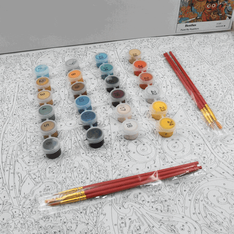 7782 Paint by Numbers for Adults Beginner - Adults' Paint-by-Number Kits on Canvas - DIY Oil Painting by Numbers for Adults - 24 Number Color, 6 paintbrushes, pre-printed canvas (unframed) 40 cm x 50 cm 7782 Paint by Numbers for Adults Beginner - Adults' Paint-by-Number Kits on Canvas - DIY Oil Painting by Numbers for Adults - 24 Number Color, 6 paintbrushes, pre-printed canvas (unframed) 40 cm x 50 cm