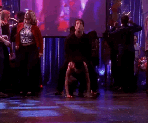 ross and monica dance routine