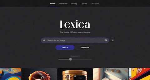 Lexica - ejemplo de uso 